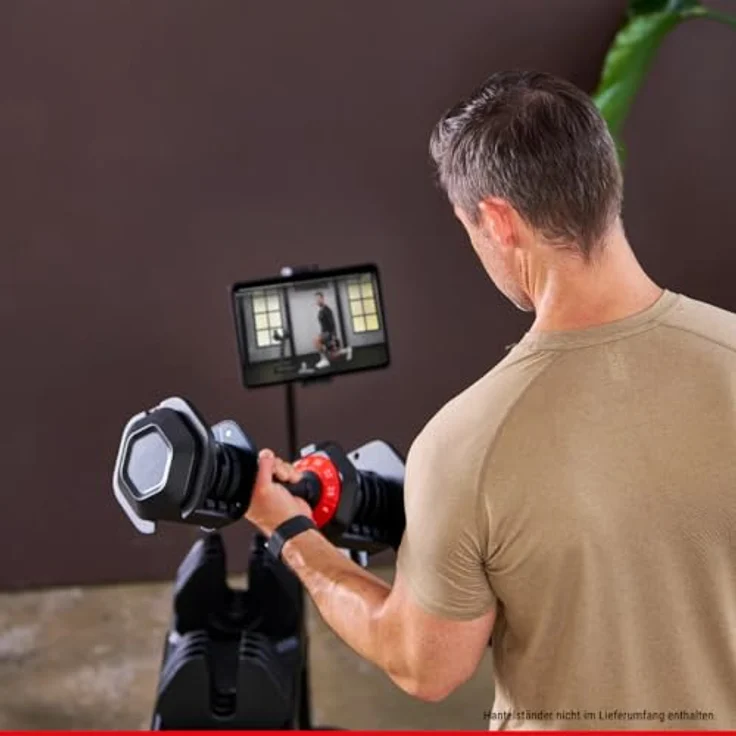 HAMMER Hantel StrongLock 4.0, Smartes Hantelsystem mit Quick-Select Gewichtsverstellung (25 kg) für effektives Workout – Bild 2