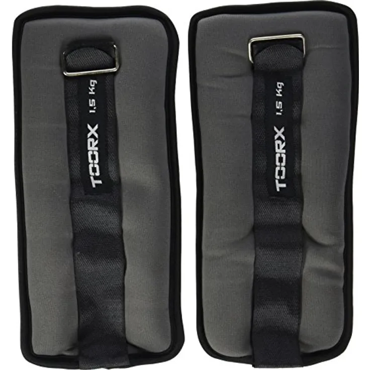 Toorx Gewicht für Knöchel und Handgelenk, 2 x 1,5 kg, Unisex Erwachsene, schwarz