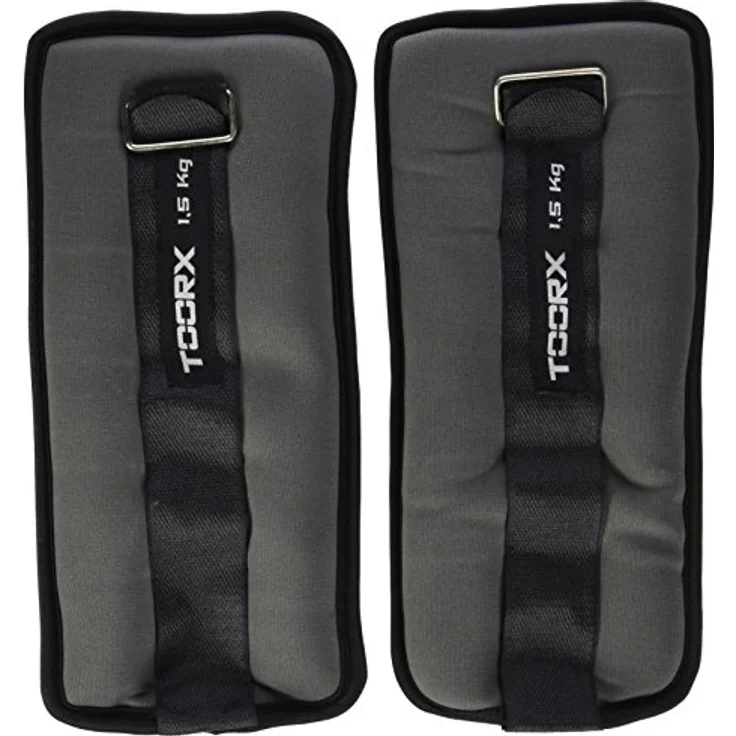 Toorx Gewicht für Knöchel und Handgelenk, 2 x 1,5 kg, Unisex Erwachsene, schwarz – Bild 1