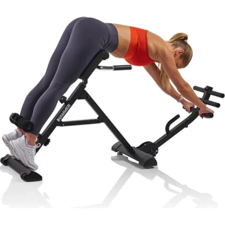 HAMMER Rückentrainer Tricon Flex, 3 in 1 Rücken-Komplett-Trainer mit patentiertem Dehnelement zur Wirbelsäulen- und Ischiasentlastung – Bild 2