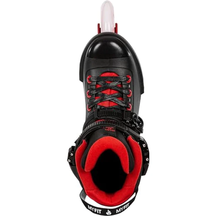 Powerslide NEXT Black Red 110, 3-Rad Inline Skates mit TRINITY-Befestigungssystem und MYFIT Recall Dual-Fit-Fütterung, Größe 39 – Bild 4