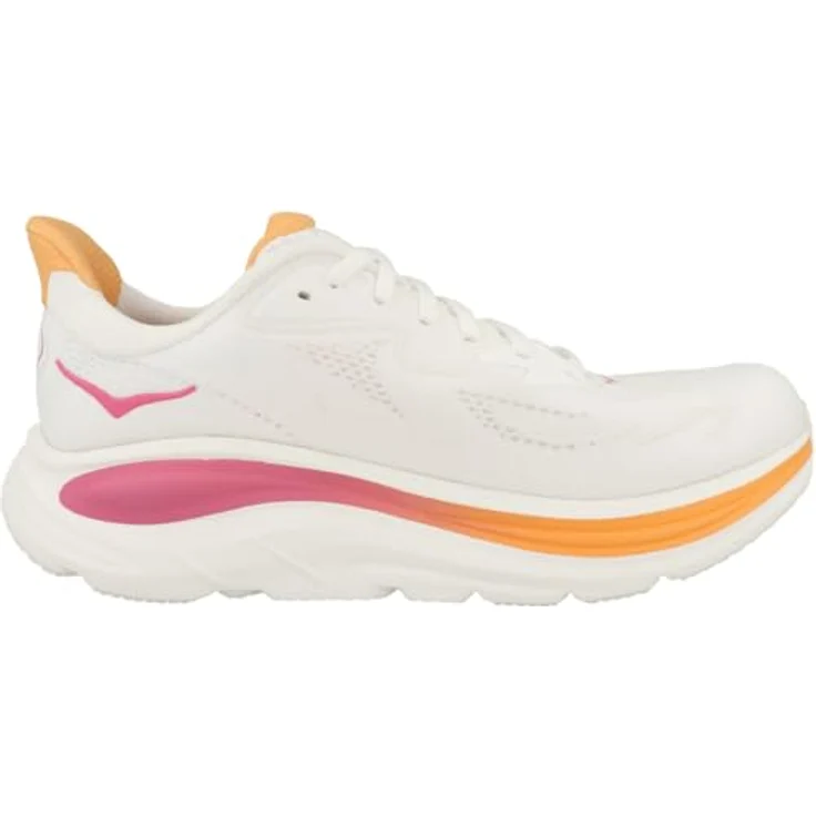 HOKA Clifton 10 Damen Laufschuhe, neutrale Laufschuhe aus atmungsaktivem Jacquard mit Schaumstoff-Zwischensohle, weiss, EU 40 – Bild 3