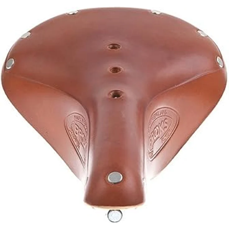 Brooks England Pre-Aged Velosattel, schwarzes Stahlgestell, für aufrechtes und sportliches Fahren, nachspannbare Lederdecke – Bild 2