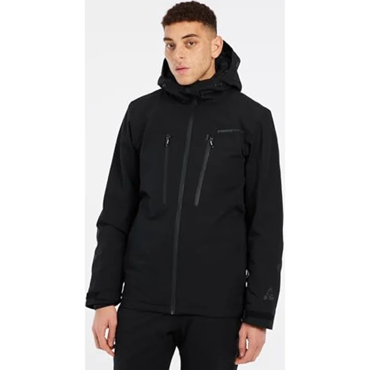 Protest PRTTIMOTHY Herren Skijacke, umweltfreundlich, wasserabweisend, Farbe: True Black, Größe S – Bild 7