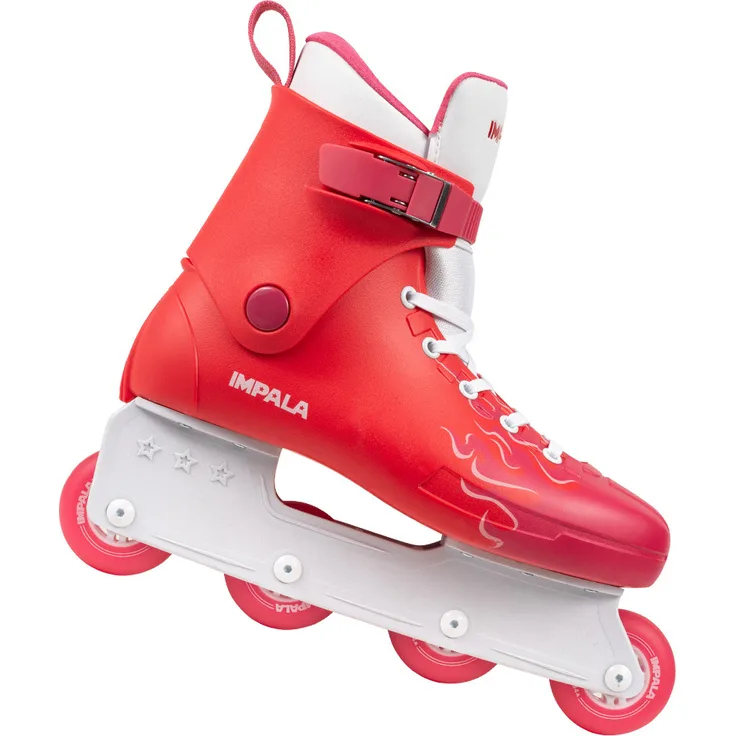 IMPALA Skate Lightspeed Inline-Skates A084-12726, 70 mm Räder, rot, mit ABEC-7 Lagern und optionaler Fersenbremse