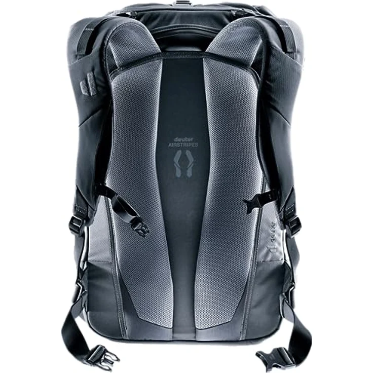deuter Utilion 34+5 Rucksack mit Schuhfach, ergonomisch geformte Schulterträger, schwarz – Bild 4