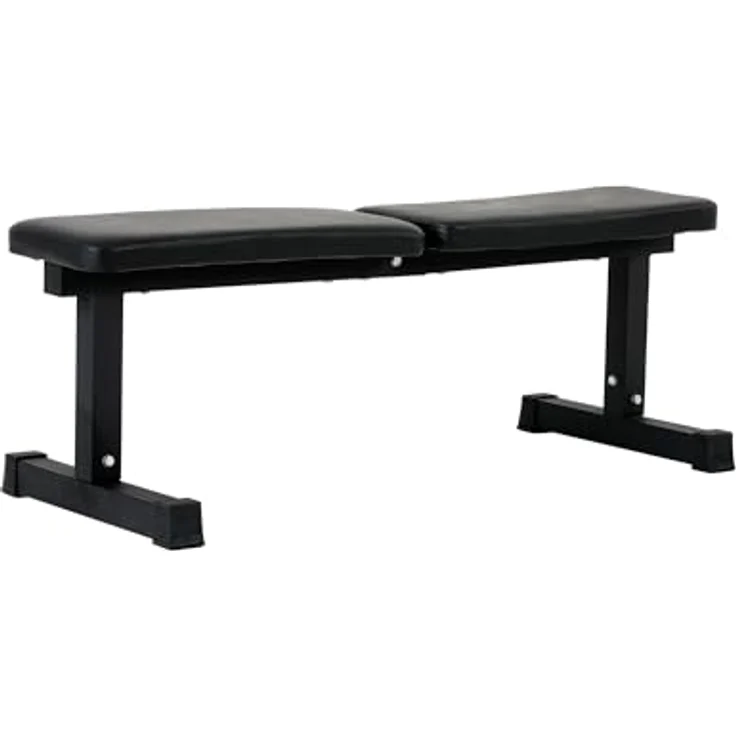 Rebel Flachbank Trainingsbank, robuste Bauweise mit ergonomischem Design, 120kg Belastbarkeit – Bild 3