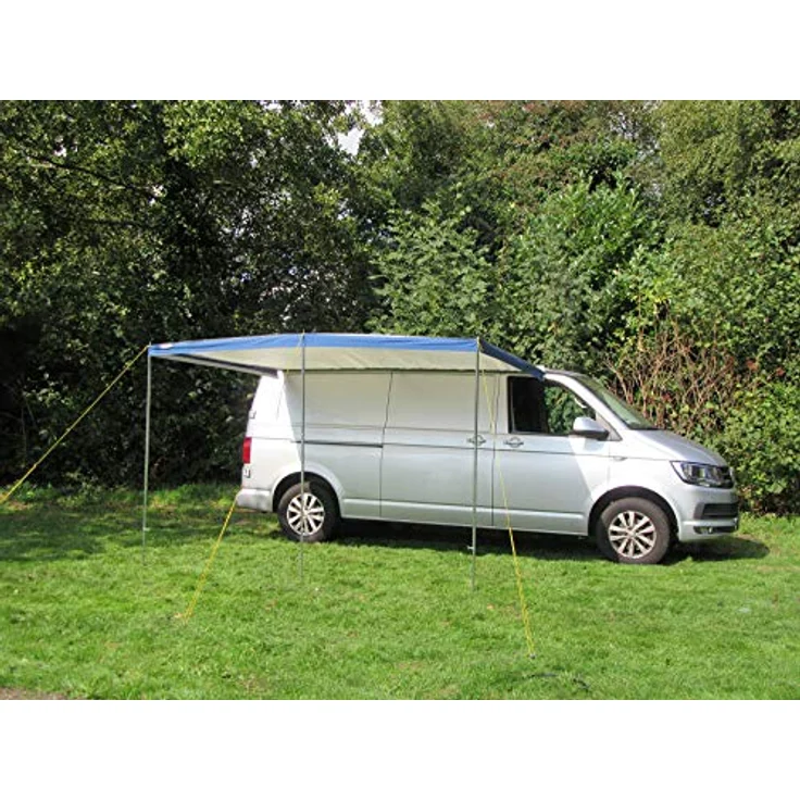 Eurotrail Dachzelt, 8 kg, Sonnensegel für VW T5/T4 mit UPF 50+, 260 x 240 cm oder 300 x 240 cm – Bild 2