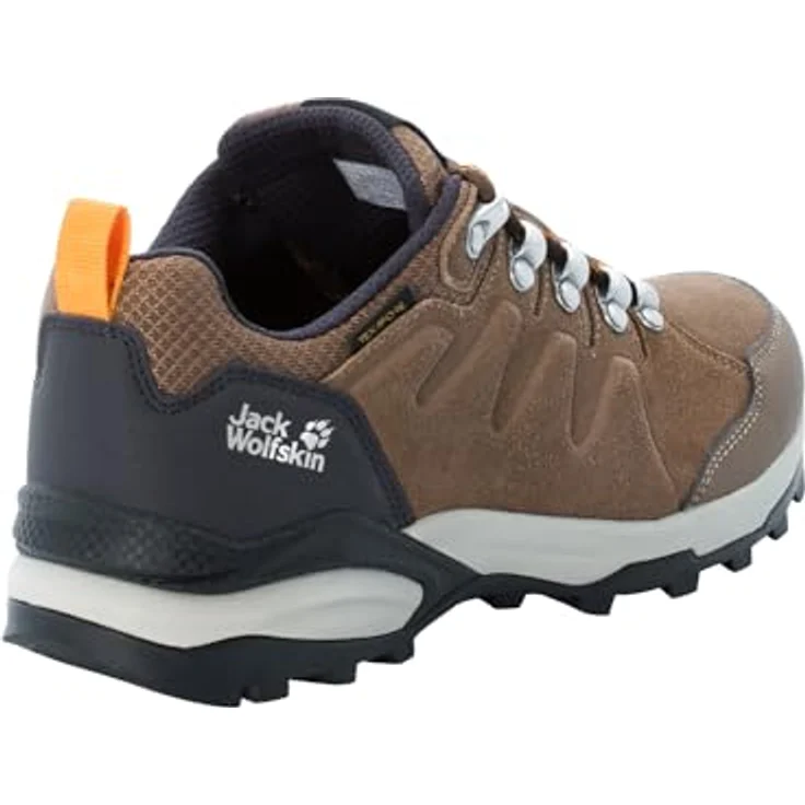 Jack Wolfskin REFUGIO TEXAPORE LOW W, Wasserdichter Wanderschuh mit starker Dämpfung und Gummi-Profilsohle – Bild 6