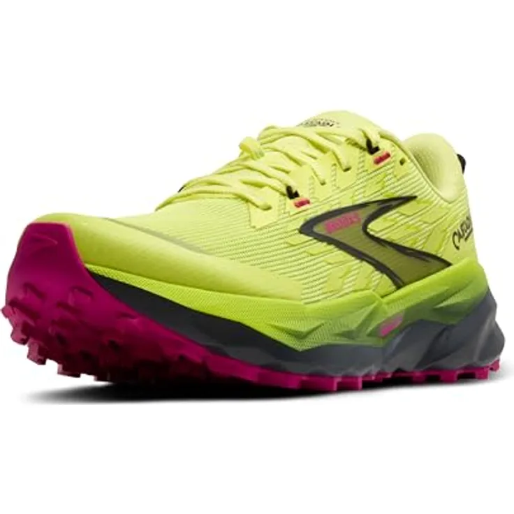 Brooks Running Cascadia 19, Damen Trail-Laufschuhe, Größe 40.5, Gelb
