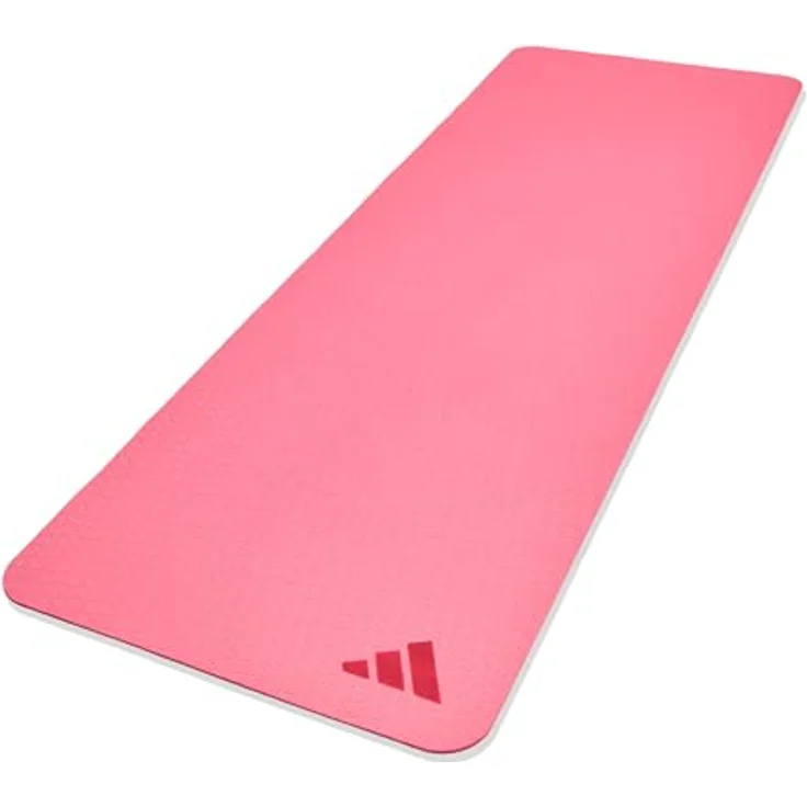 Adidas Yogamatte 4 mm Pink Fusion, Trainingsmatte mit mitteldichtetem Gefühl, verbesserter Griffigkeit – Bild 4