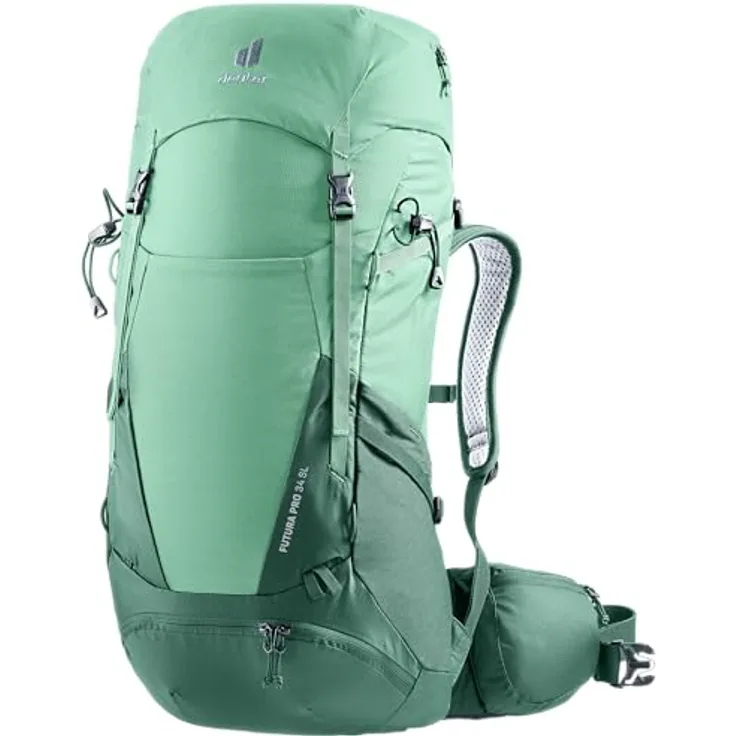 deuter Futura Pro 34 SL Damen Wanderrucksack, Aircomfort Netzrücken-System, SL Women's Fit, Vorrichtung für Trinksystem