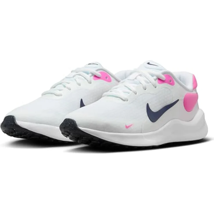 Nike REVOLUTION 7 Mädchen Halbschuh, Laufschuhe mit hohem Tragekomfort, Dämpfung, beige, Größe EUR 36 – Bild 2