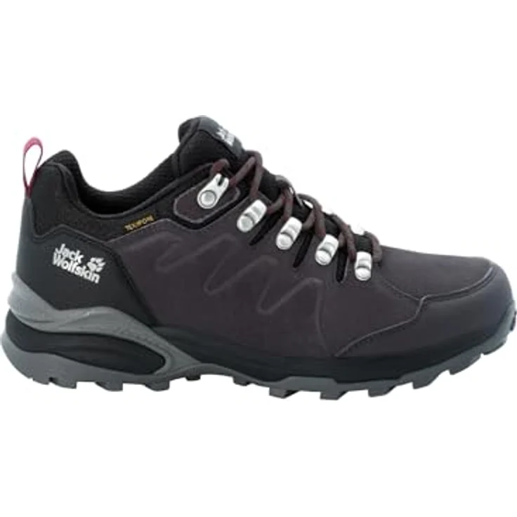 Jack Wolfskin REFUGIO TEXAPORE LOW W, Wasserdichtes Wanderschuhmodell mit Dämpfung und profiliertem Gummi-Sohle für sicheren Halt – Bild 2