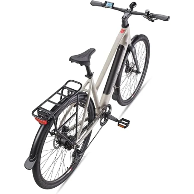 TELEFUNKEN E-Bike Damen 28 Zoll, Elektrofahrrad Hinterradmotor, 7-Gang Shimano Kettenschaltung, Hydr. Scheibenbremsen - Pedelec Urban-Bike, UH210 in weiß – Bild 2