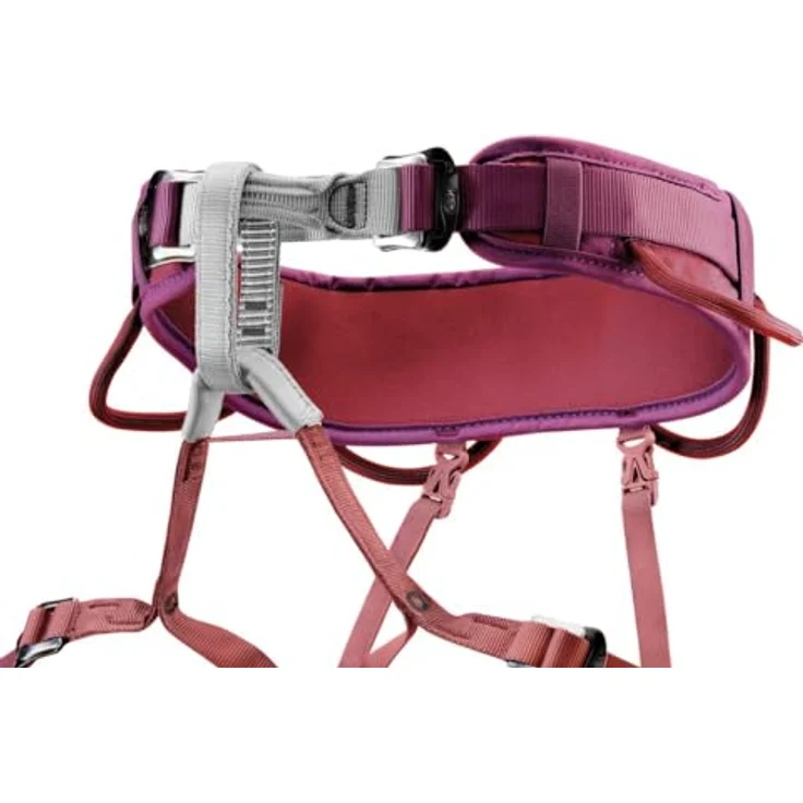 Petzl Corax, verstellbarer Klettergurt mit optimalem Tragekomfort und vier Materialschlaufen, jeansblau, Größe M/XL – Bild 3