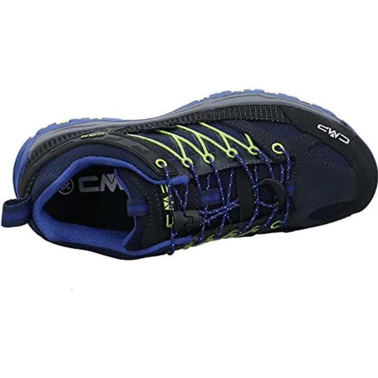 CMP Kids Rigel Low, Flache Multifunktions-Trekking Sportschuhe in Blau mit Schnellschnürsystem und stark profilierter Außensohle, Schuhgröße 36 EU – Bild 7