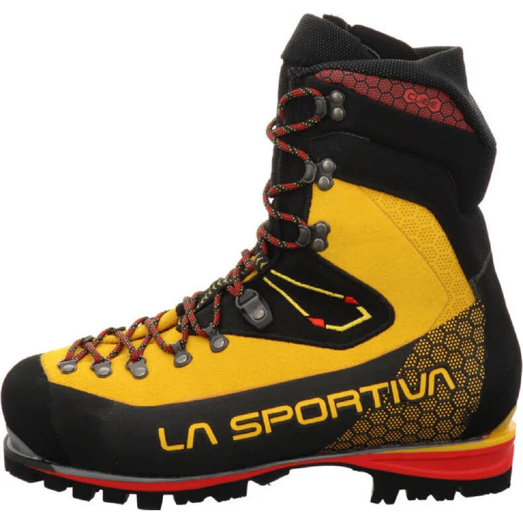 LaSportiva Nepal Cube GTX, Hochalpiner Bergschuh aus Idro-Perwanger-Leder, GORE-TEX, steigeisenfest, isolierende Brandsohle