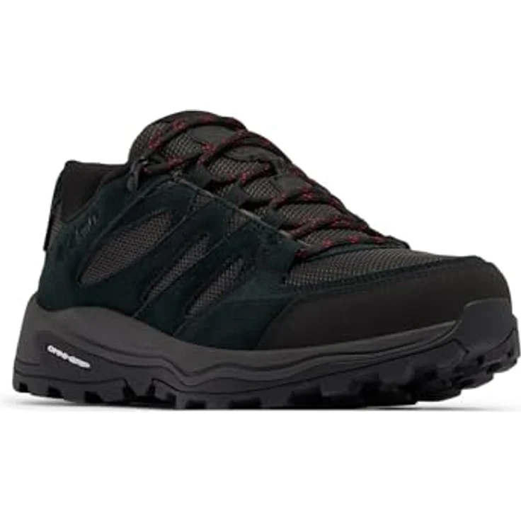 Columbia Redmondâ„¢ Iv Low Waterproof, Herren Wanderschuhe mit atmungsaktivem Mesh, Gummizehenschutzkappe, Omni-Grip Liveâ„¢ Außensohle, schwarz, Größe 44 – Bild 1