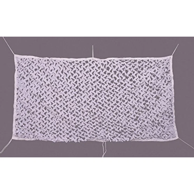 NINAT Tarnnetz Camouflage Netz 2Mx3M Weiß, 3D-Laubdesign für effektive Tarnung, ideal für Jagd und Outdoor-Aktivitäten – Bild 3