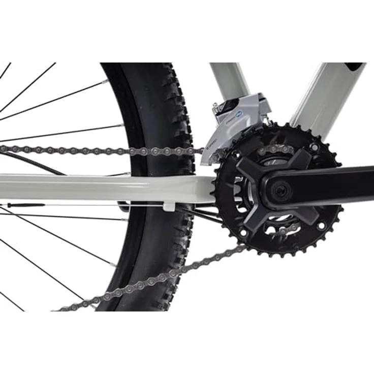 Axess BRASH Hardtail Mountainbike 29 Zoll, Aluminiumrahmen mit hydraulischen Scheibenbremsen und 16 Gängen, Hellgrau, 21 Zoll – Bild 8