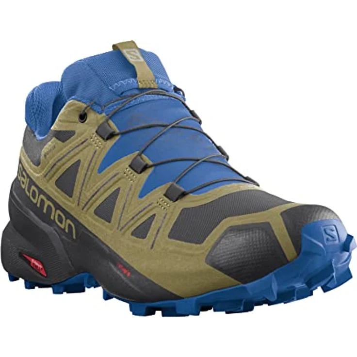 Salomon Speedcross 5 GTX, Herren Laufschuhe mit Gore-Tex-Membran, Schnellschnürung, Grün, Größe 48 – Bild 3