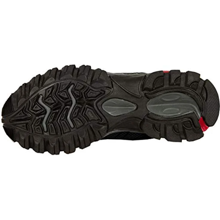 GUGGEN Mountain Damen Wanderschuh T002, Wasserabweisend, Verstärkte Schuhspitze, Softshell-Leder-Mix, Schwarz – Bild 8