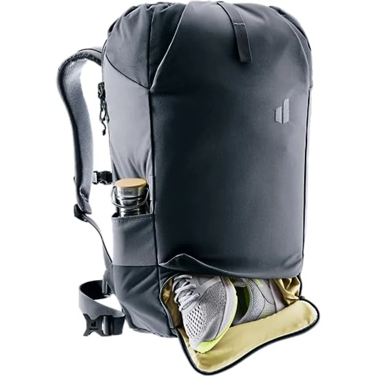 deuter Utilion 34+5 Rucksack mit Schuhfach, ergonomisch geformte Schulterträger, schwarz – Bild 2