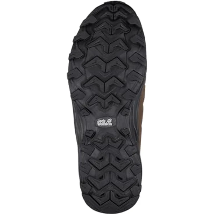 Jack Wolfskin Refugio Texapore Low M, Herren Wanderschuhe mit dämpfender EVA-Mittelsohle, Gummisohle und Schnürung, Braun, Größe 44.5 – Bild 7