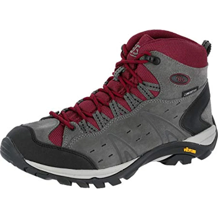 Brütting Damen Wanderschuhe, robuste Outdoorschuhe mit Schnürverschluss, grau, Größe 38 – Bild 1