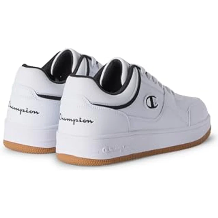 Champion RD 18 LOW Herren Sneaker, leichter Laufschuh mit klassischem Low-Cut-Design, weiß/schwarz – Bild 5