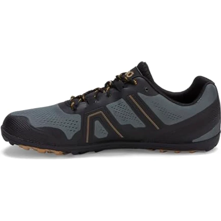 Xero Shoes Mesa Trail II, Herren Laufschuhe für Trailrunning, minimalistische Konstruktion, atmungsaktives Obermaterial, Gummisohle für hohe Traktion, Größe 45, Grün – Bild 1