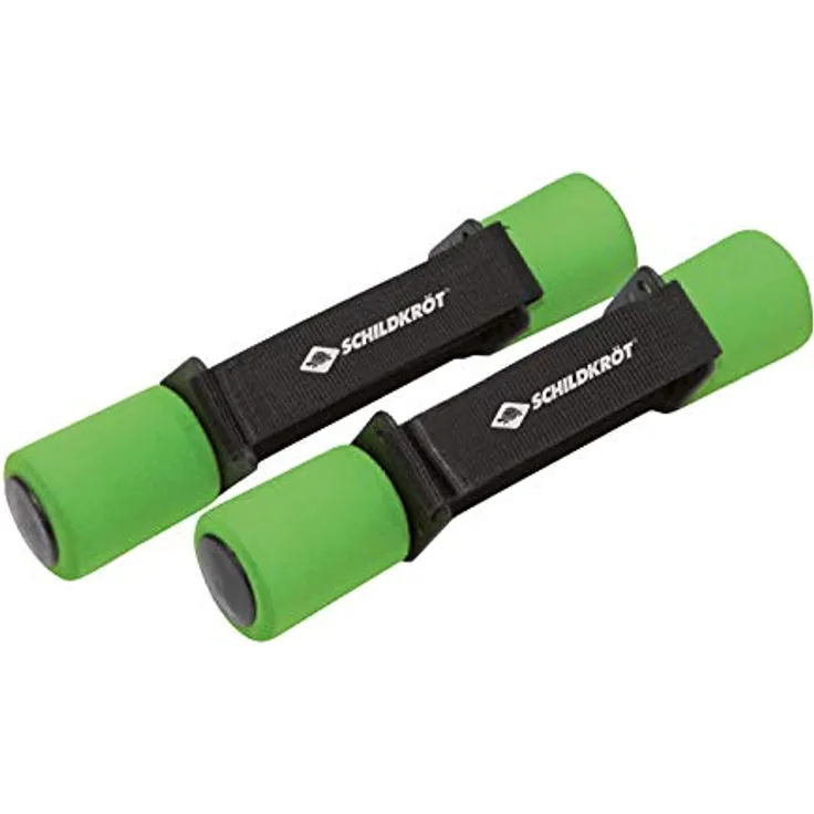 Schildkröt Soft Hantel Set, 2 x 0,5 kg, Schwarz-Anthrazit, in Tragetasche, 960008