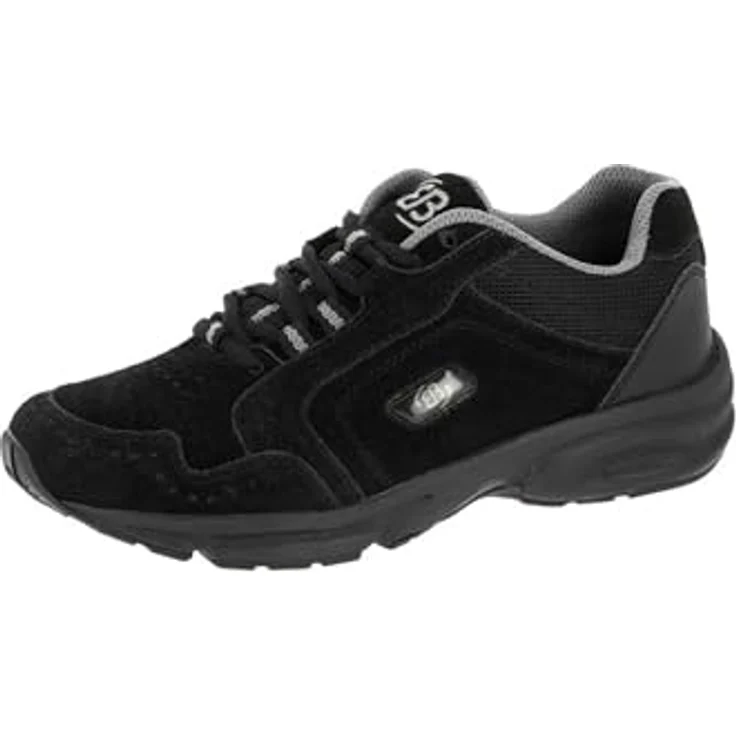 Brütting Unisex Laufschuhe, Schnürschuhe aus Synthetikmaterial, Größe 43, Schwarz, flacher Absatz 2 cm – Bild 1