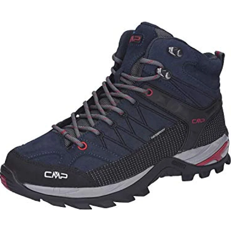CMP Rigel Mid WP Herren Trekking Freizeitschuhe, knöchelhoch, wasserdicht, griffige Gummi-Sohle, 41 EU – Bild 1