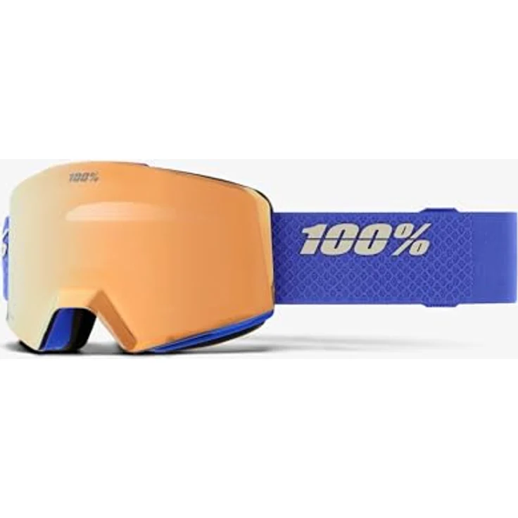 100% NORG Goggle Tarheel, Skibrille mit HiPER® Blue Mirror, innovativem Gravit8-Magnet-System und Alternate Fit – Bild 2