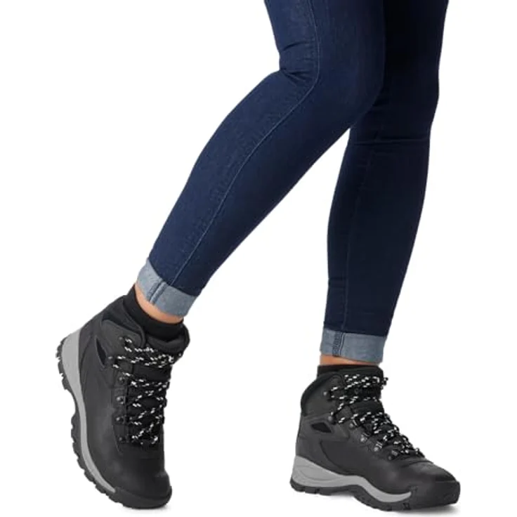 Columbia NEWTON RIDGE™ PLUS Damen Wanderschuhe, wasserfest, atmungsaktiv, Schwarz/Chalk, Größe 37.5 – Bild 2