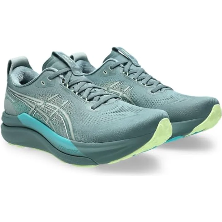 Asics Gel Kayano 33, Laufschuhe mit FLUIDSUPPORT Technologie und FF BLAST MAX Dämpfung, grau – Bild 2