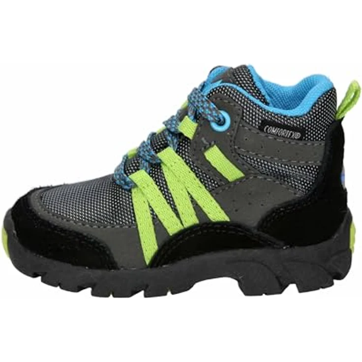 Lico Moritz Tex, Jungen Wanderschuhe mit Veloursleder-Besätzen und profilierter TPR-Laufsohle, Grau – Bild 2