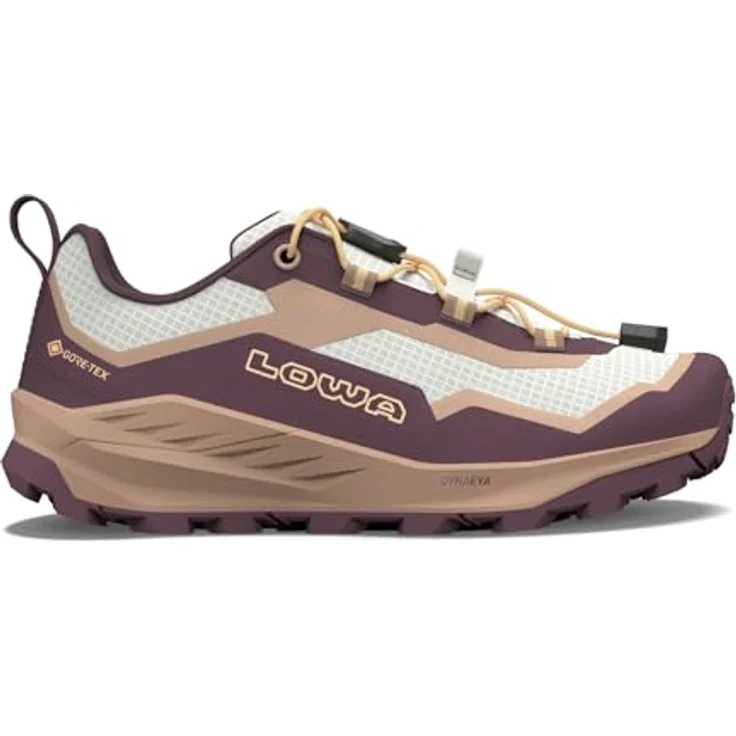 Lowa Trailux GTX Lo Jr, wasserdichte und leichte Kinder Wanderschuhe mit griffiger Laufsohle, GORE-TEX Membrane, Bordeaux/Ton, EU 38 – Bild 1