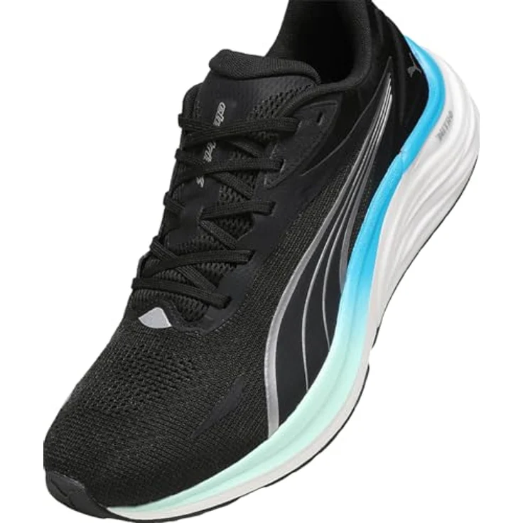Puma Electrify NITRO 4, Herren Laufschuhe mit NITROFOAM und PROFOAM LITE Dämpfung, Schwarz, Größe 44 – Bild 7