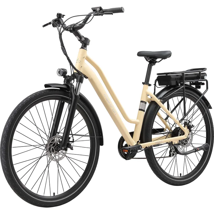 Maxtron Urban 7 E-Bike Cityrad, 250W Heckmotor, Shimano 7-Gang, 460.8Wh Akku, Tiefeinsteiger, bis zu 70 km Reichweite, 25 km/h