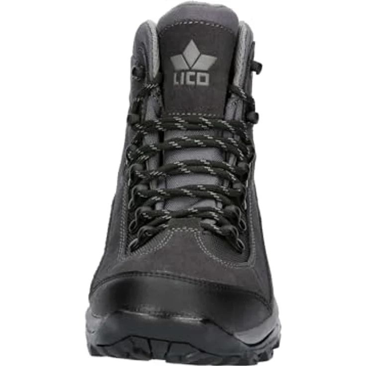Lico Trekkingstiefel Milan 37, Veloursleder mit herausnehmbarer Innensohle und stark profilierter Gummi-Laufsohle – Bild 3