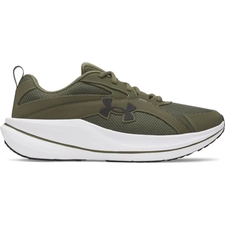 Under Armour Herren Charged Assert 11 Laufschuhe, Atmungsaktives Obermaterial, Gepolsterte Einlegesohle, Charged+ Dämpfung, Robust, Grün, Schuhgröße: 45 EU – Bild 4