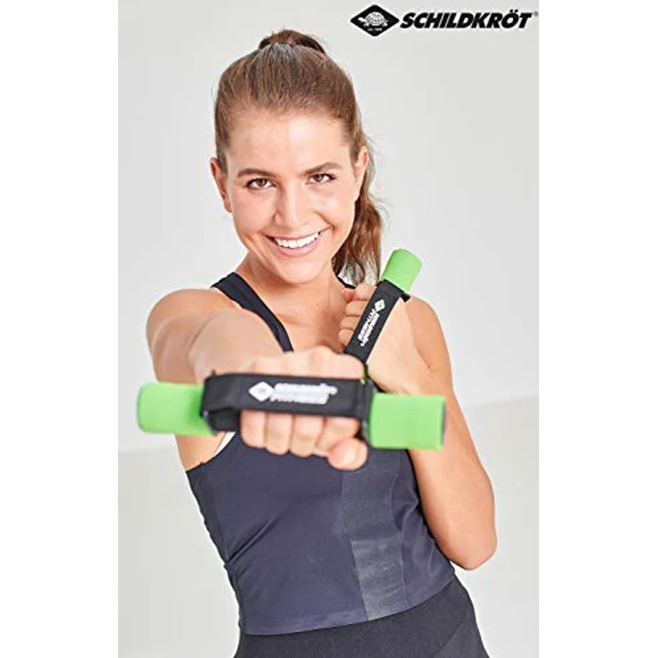 Schildkröt Soft Hantel Set, 2 x 0,5 kg, Schwarz-Anthrazit, in Tragetasche, 960008 – Bild 4