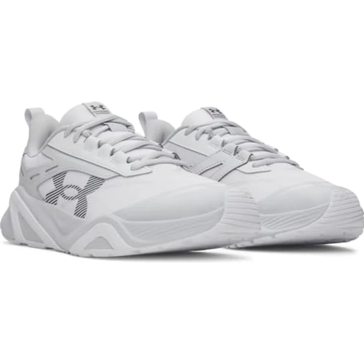 Under Armour Herren Charged Commit 5 TR Sneaker, Trainingsschuhe mit Charged Cushioning Dämpfung, Weiß, Größe 47.5 EU – Bild 2