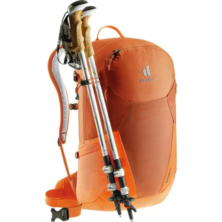 deuter Futura 23 Wanderrucksack, Aircomfort Netzrücken-System, chestnut-mandarine, 23 L – Bild 5