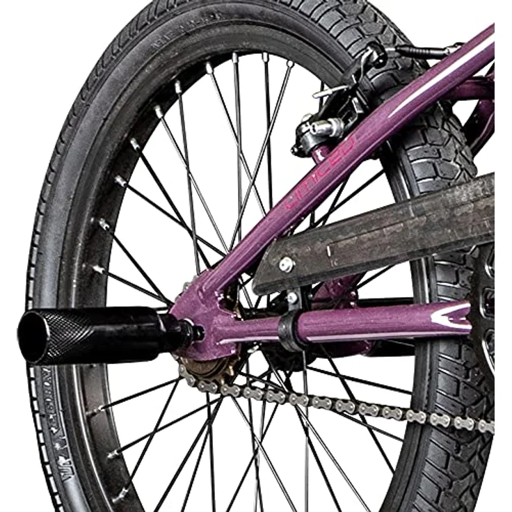 deTOX BMX-Rad Rude Limited, 20 Zoll, 1 Gang, unisex, 4 Pegs, 360° Rotor, grau/blau, geeignet für Fahrer ab 140 cm – Bild 6