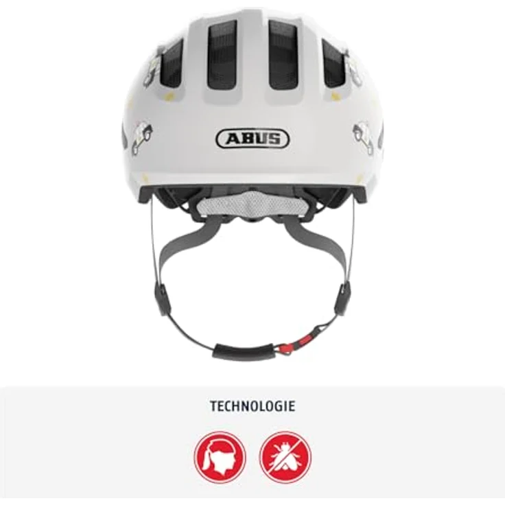 Abus Smiley 3. 0 Helm Grey Police – Bild 3