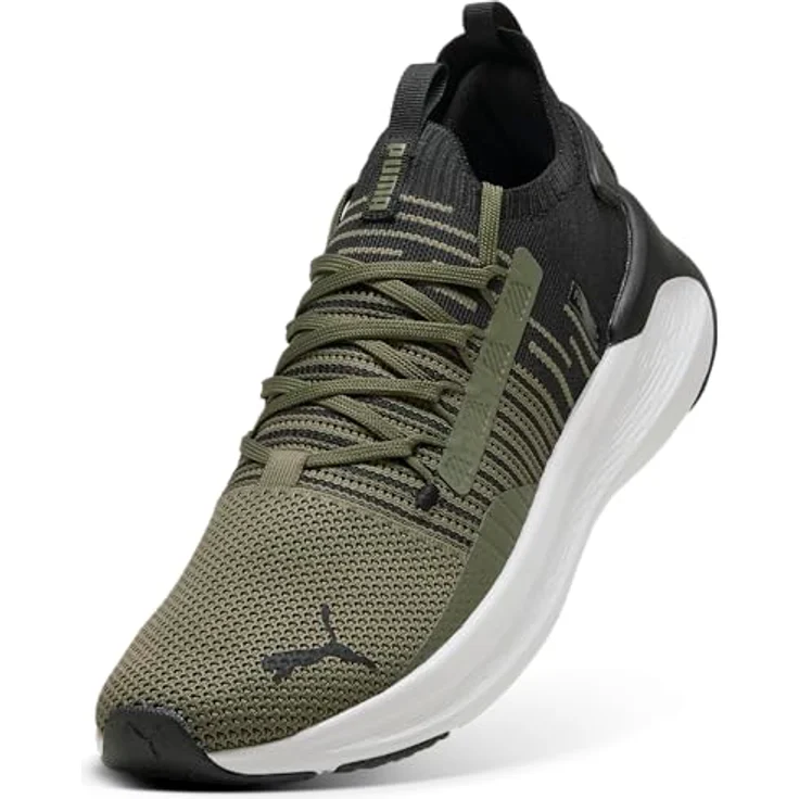 PUMA SOFTRIDE Symmetry Fuzion Herren Sneaker, grün, Größe EUR 42,5, mit Dämpfungssystem und atmungsaktivem Obermaterial – Bild 6